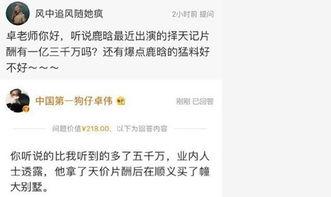 卓伟最新爆料关键词,揭秘娱乐圈惊天秘密！  第3张
